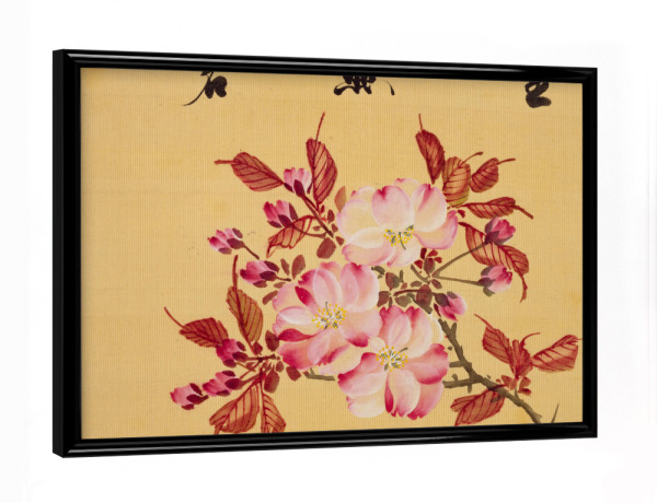 Poster mit schwarzem Rahmen "Sakamoto - Kirschblüten" artboxONE - Natur,Floral