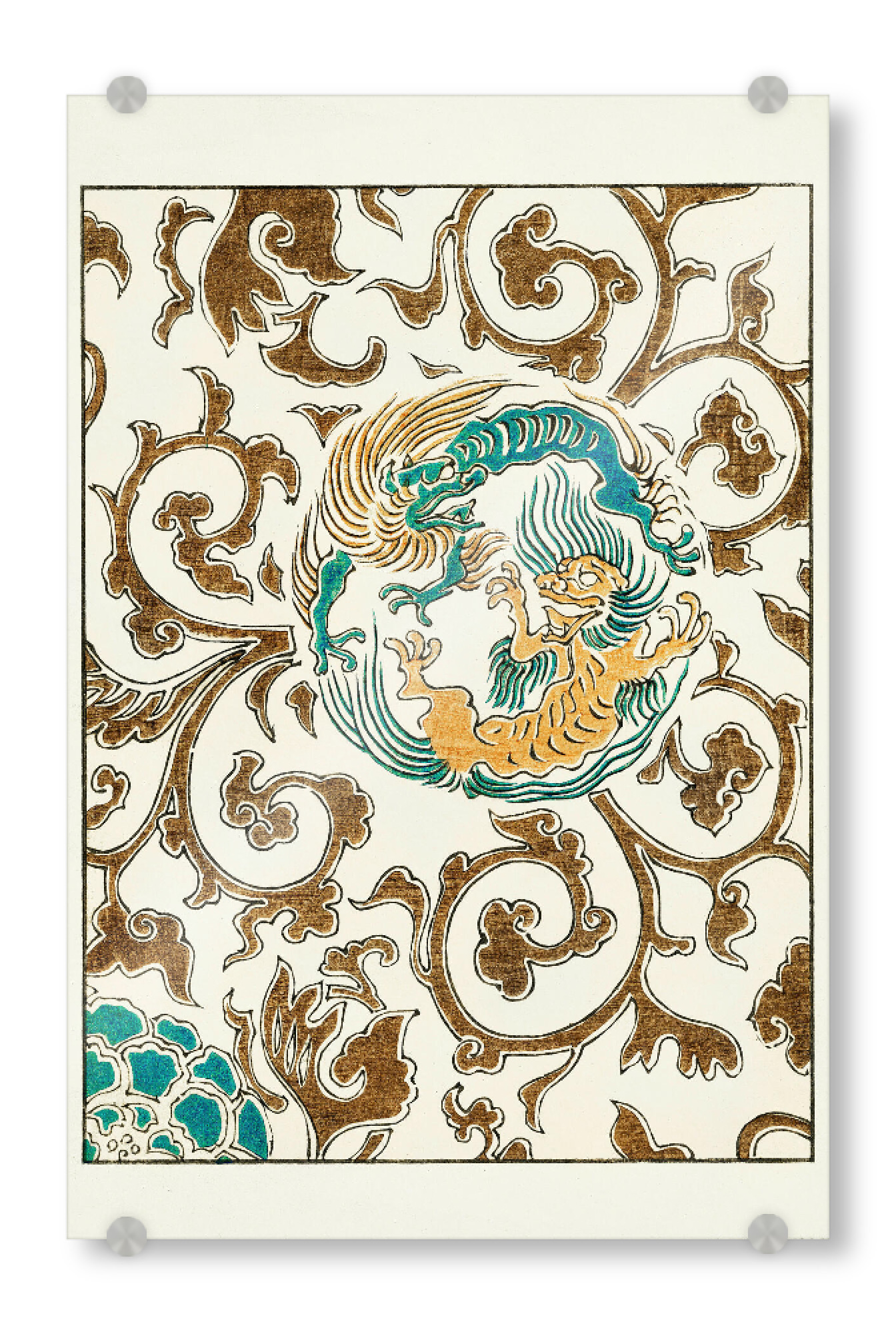 Acrylglasbild "Tiger and Dragon" artboxONE - Natur,Tiere,Abstrakt