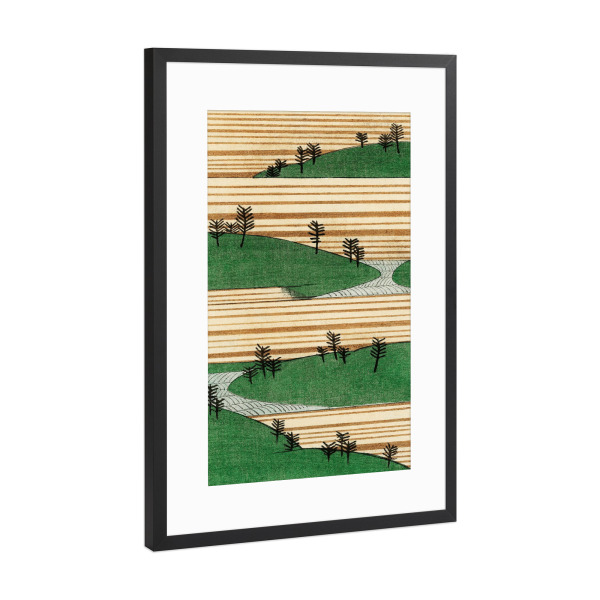 Poster mit Rahmen Schwarz (Metallic) "Abstract Nature" artboxONE - Natur,Abstrakt