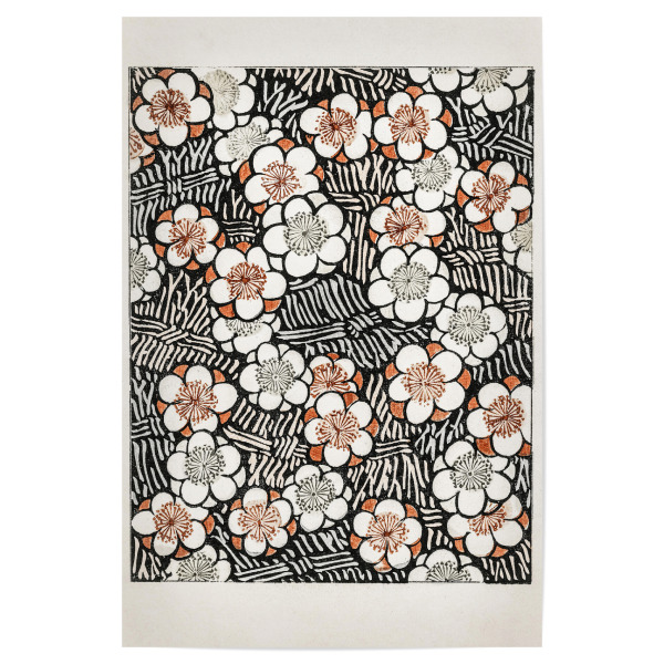 Poster "Sekeis Blumenmeer" artboxONE - Natur,Floral - Japan,Malerei,Gemälde,Kunst,Blumen,Natur,Floral,Flowers,Watanabe,Seitei