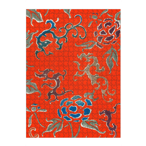 artboxONE Puzzle "Abstrakte Pflanzen" artboxONE - Natur,Floral - Watanabe seitei (shotei),Japan,Malerei,Gemälde,Kunst,Floral,Pflanzen,Blumen