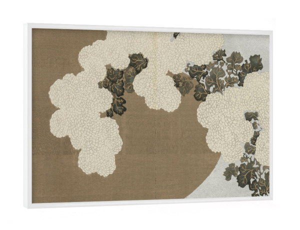 Poster mit weißem Rahmen "Kiku (Chrysantheme)" artboxONE - Natur,Floral