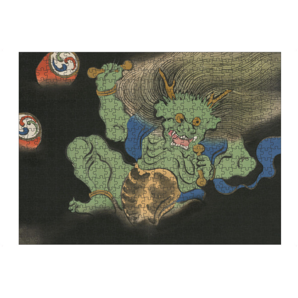 artboxONE Puzzle "Gott des Donners (Raijin)" artboxONE - Abstrakt,Fiktion