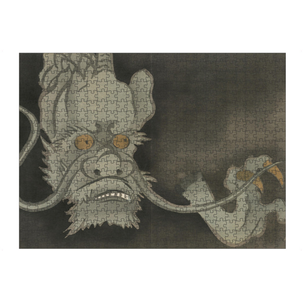 Puzzle Ravensburger "Drachen (Ryu)" artboxONE - Natur,Fiktion - Kamisaka sekka,Japan,Malerei,Gemälde,Kunst,Drache,Dragon,Tier,Fabelwesen