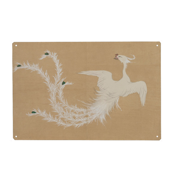 Holzbild "Weißer Phönix (Hakuho)" artboxONE - Tiere,Fiktion