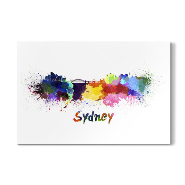 Galerie-Print "SYDNEY skyline in watercolor-x" 30x20 cm artboxONE