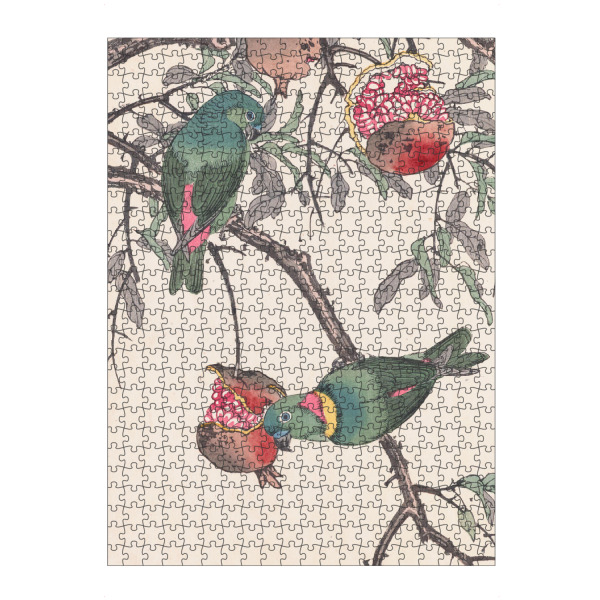 artboxONE Puzzle "Vögel mit Grapefrüchten" artboxONE - Natur,Floral,Tiere