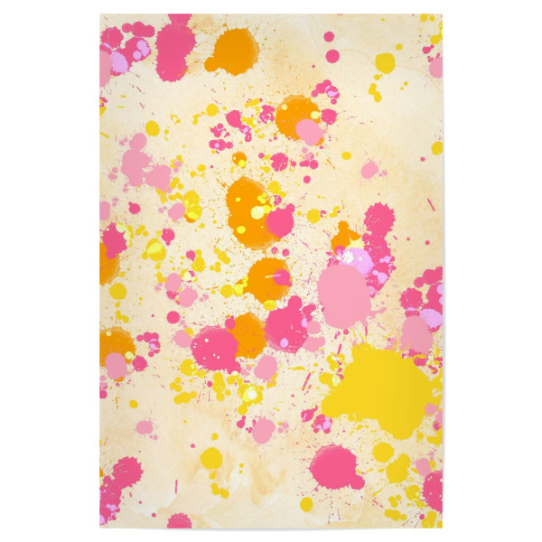 Poster "Colorful Splatter Pattern" artboxONE - Abstrakt