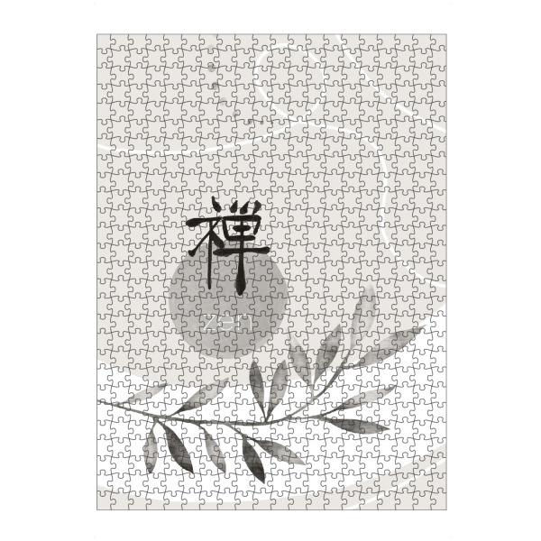 Puzzle Ravensburger "Zen - Japandi Stil" artboxONE - Typografie,Abstrakt