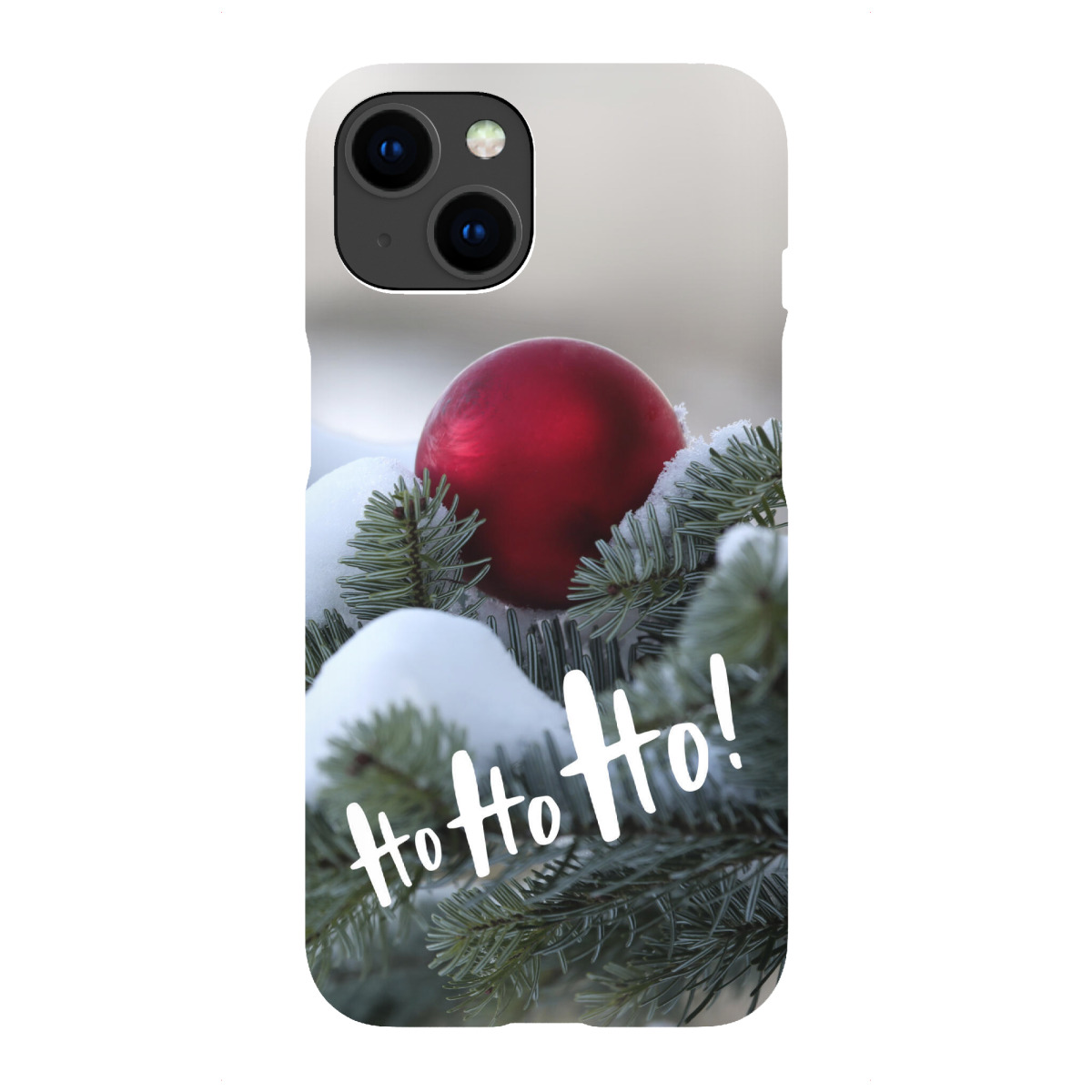 iPhone "Weiße Weihnachten Ho, ho, ho!" Premium-Case Handyhülle artboxONE
