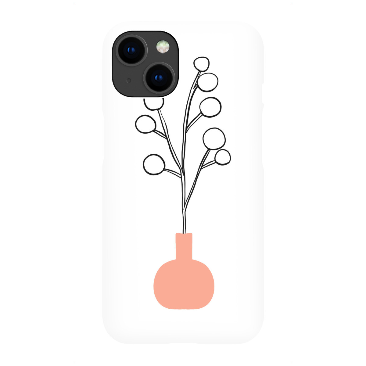 iPhone "Flower Branch Vase" Premium-Case Handyhülle artboxONE