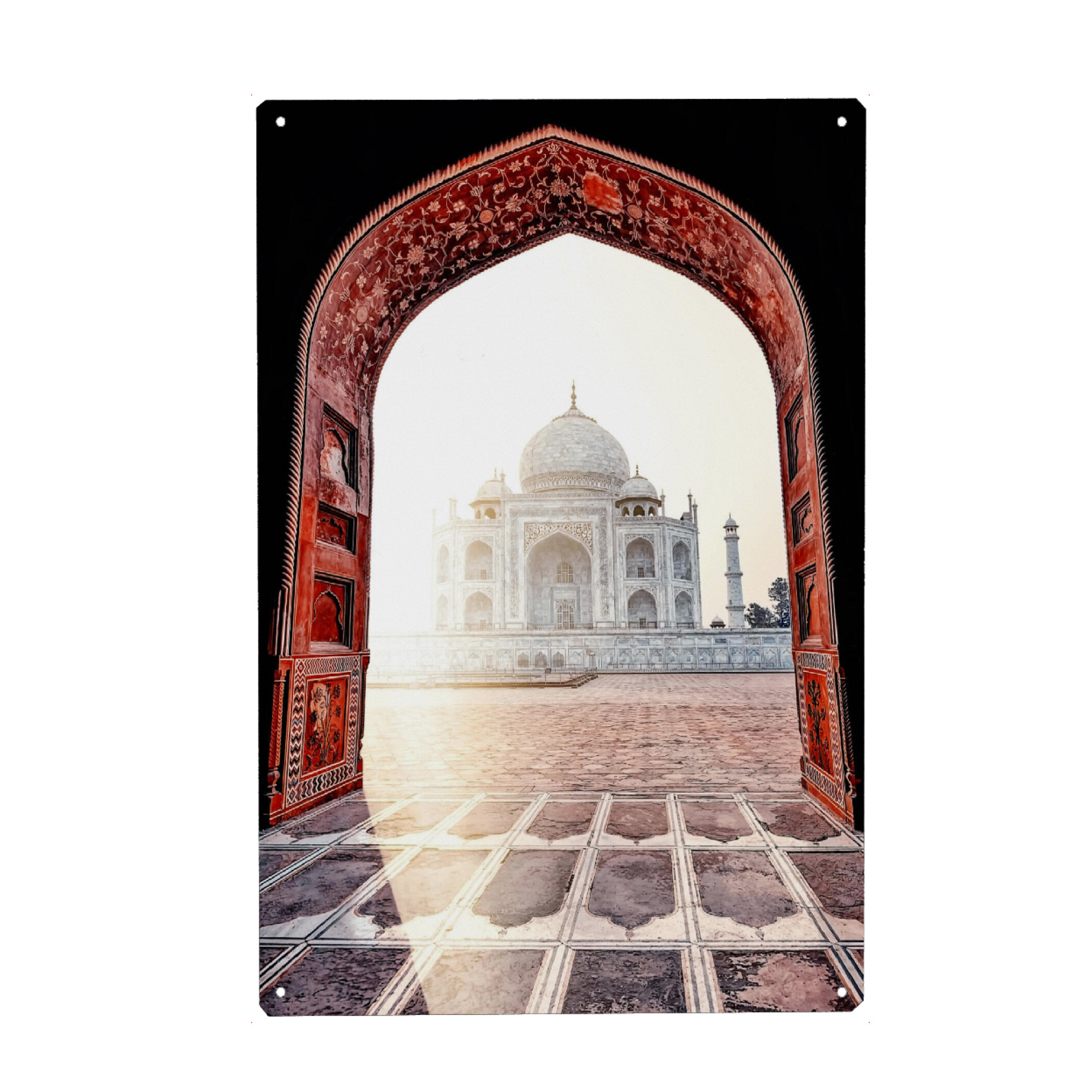Holzbild "The Pearl Of Agra" artboxONE - Städte,Reise,Architektur,Reise / Asien,Reise / Länder