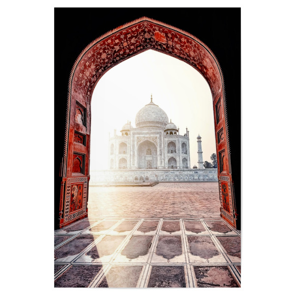 Poster 30x20 cm "The Pearl Of Agra" artboxONE - Städte,Reise,Architektur,Reise / Asien,Reise / Länder