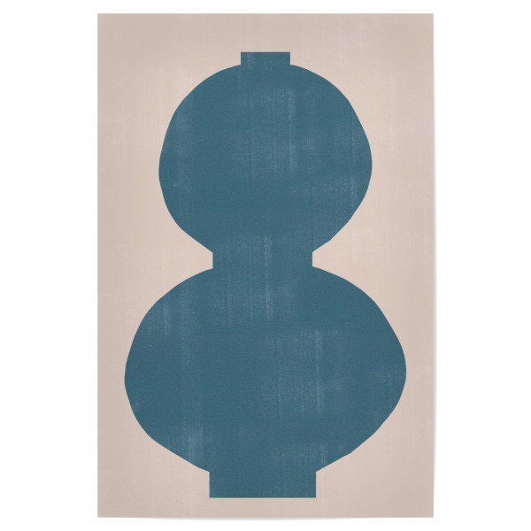 Poster 30x20 cm "Modern Vase" artboxONE - Floral,Abstrakt,Geometrie,Für Mama