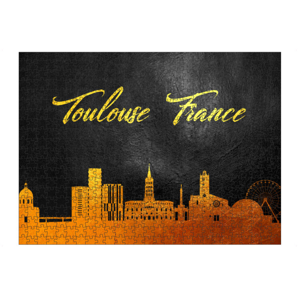 artboxONE Puzzle "Toulouse France Gold Skyline" artboxONE - Städte - Toulouse,Gold,Skyline,France,City,Stadt,Frankreich - Bild toulouse