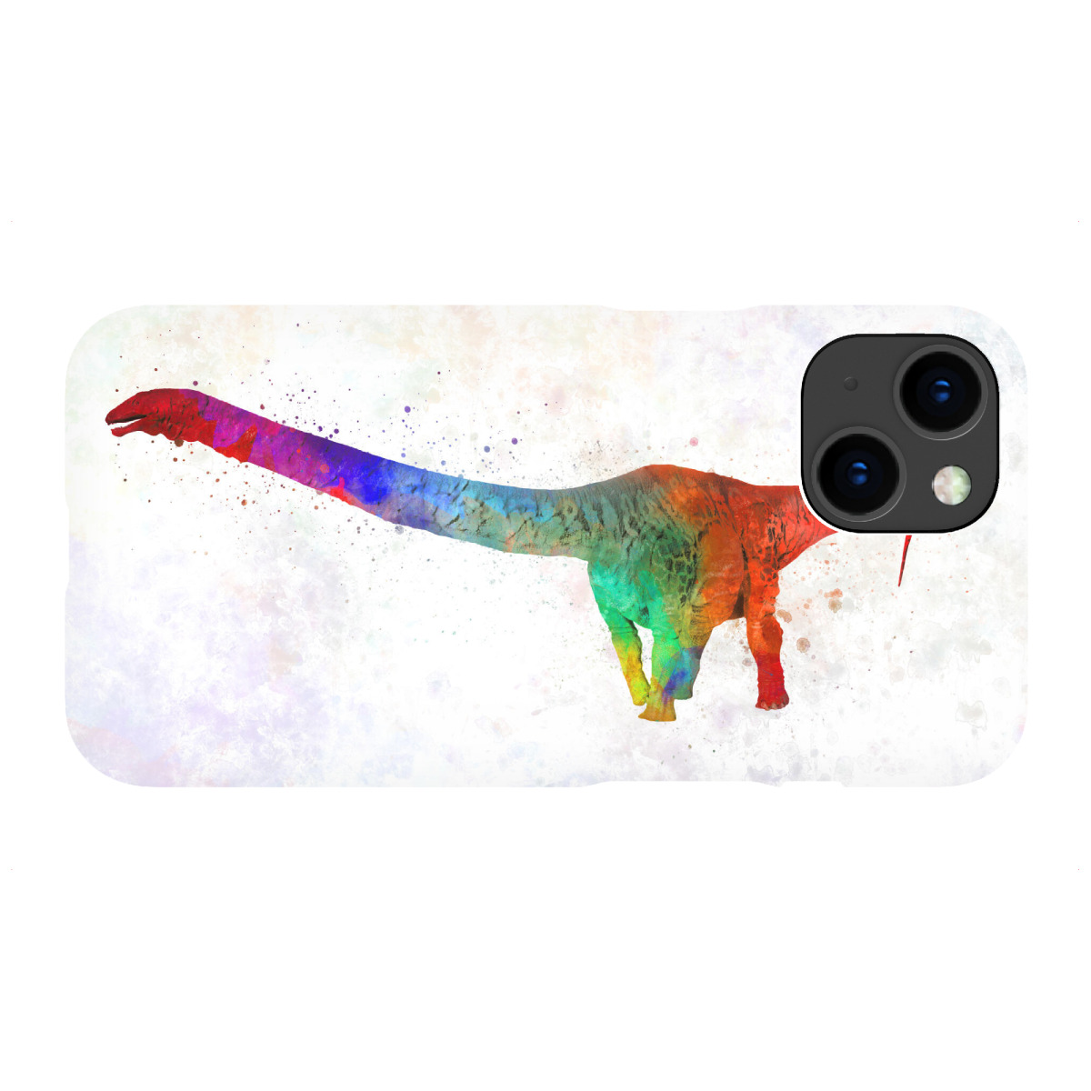 iPhone "Apatosaurus in watercolor" Premium-Case Handyhülle artboxONE