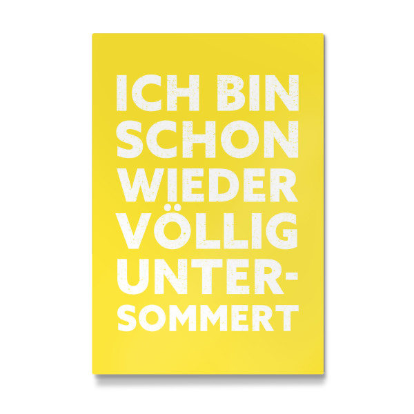 Galerie-Print "Untersommert gelb-weiß" 30x20 cm artboxONE