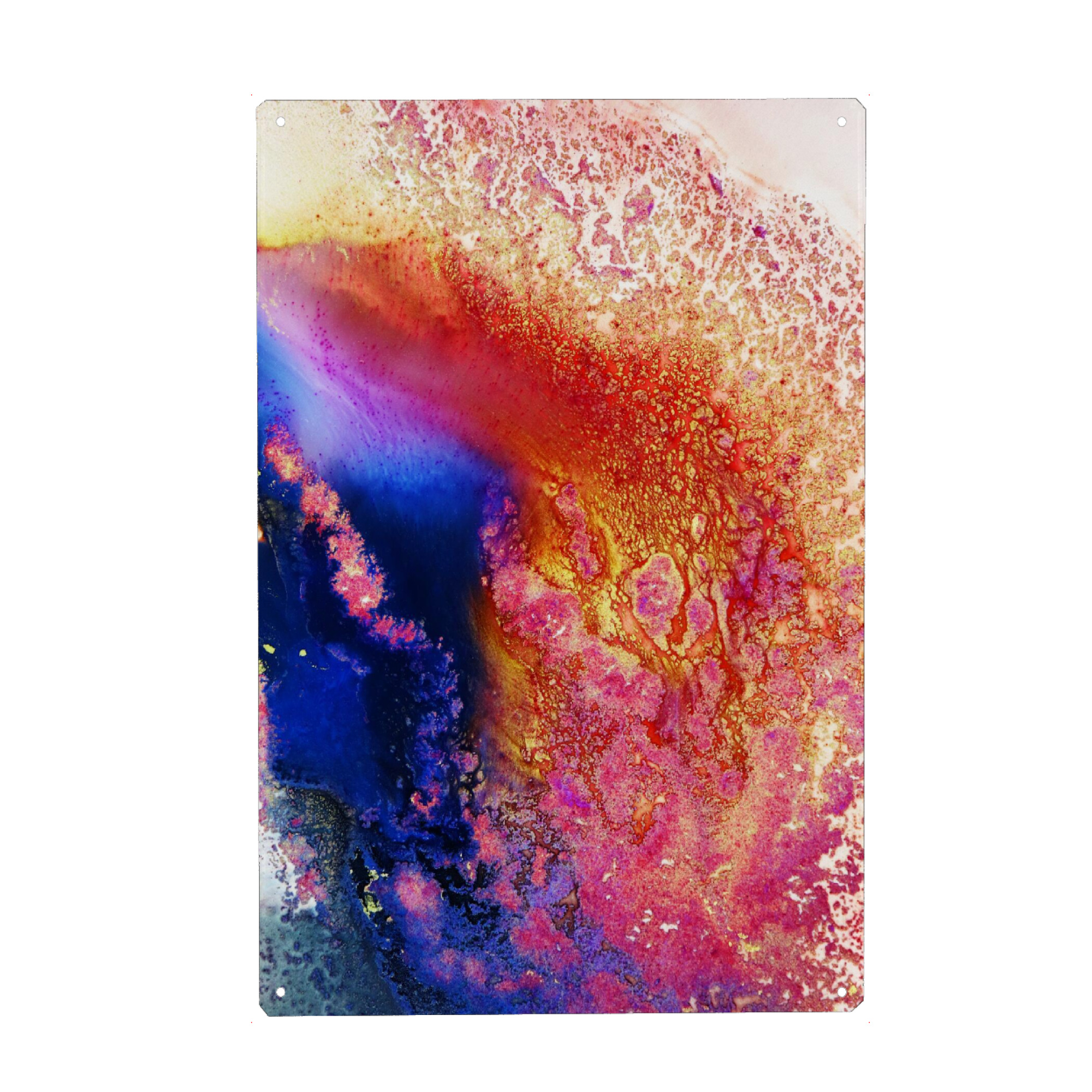 Metall Poster "Aerial shot" artboxONE - Natur,Abstrakt