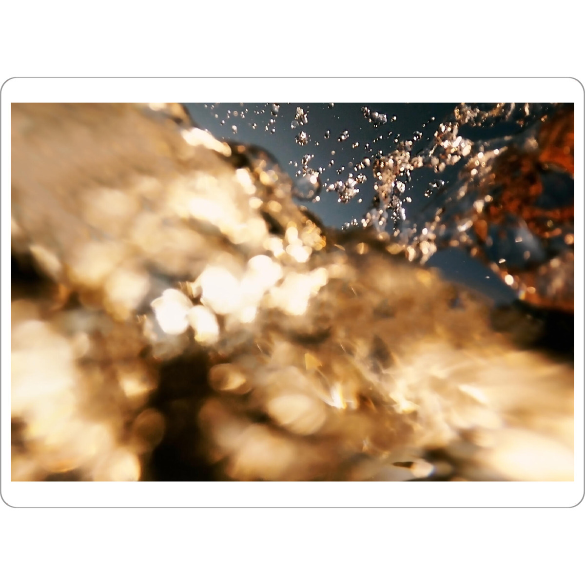 Tischset "Eintauchen ins Meer - Gold" artboxONE - Natur,Reise / Strand und Meer,Unterwasser