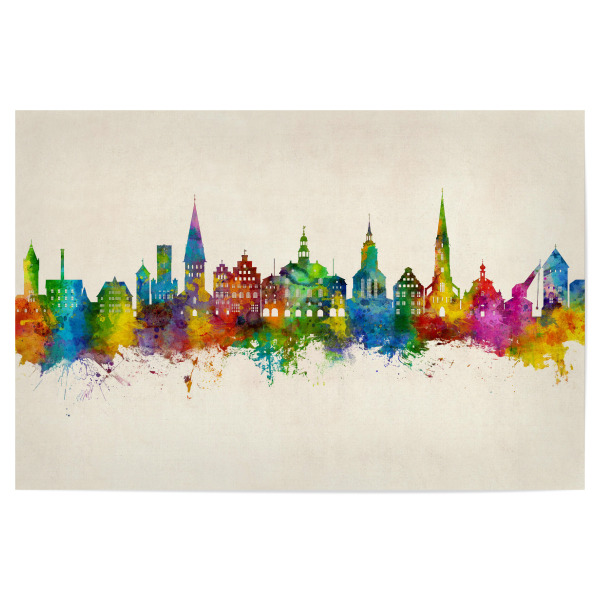 Poster 30x20 cm "Lüneburg Germany Skyline Urban" artboxONE - Städte