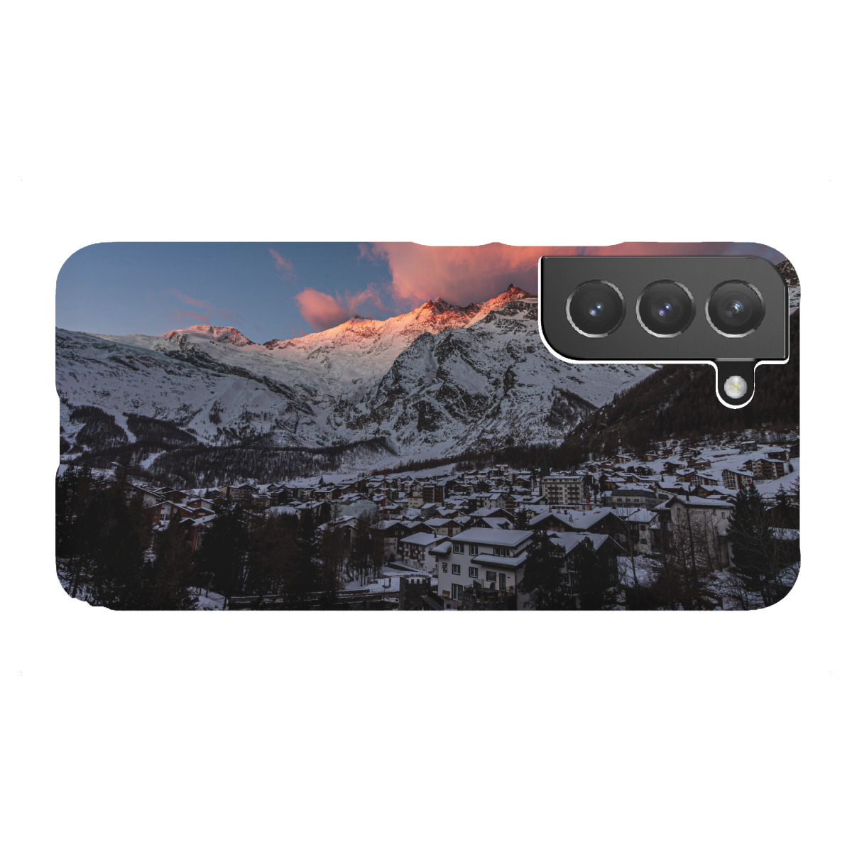 "Sunrise in Saas-Fee"für Samsung Galaxy - Premium-Case Handyhülle artboxONE
