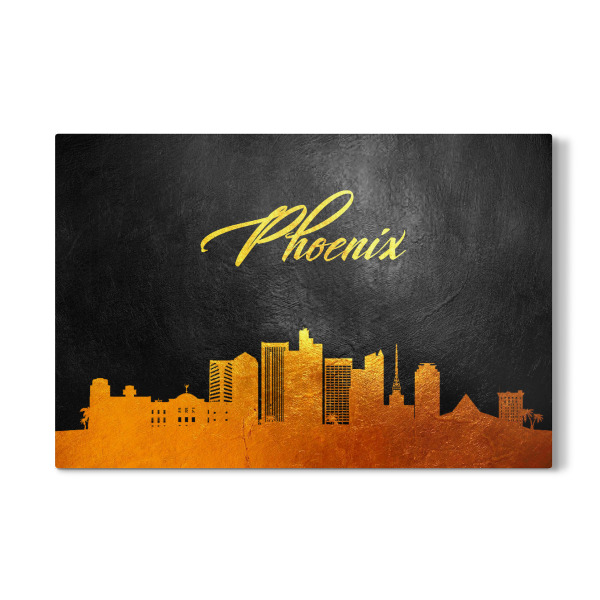 Galerie-Print "Phoenix Arizona Gold Skyline" 30x20 cm artboxONE