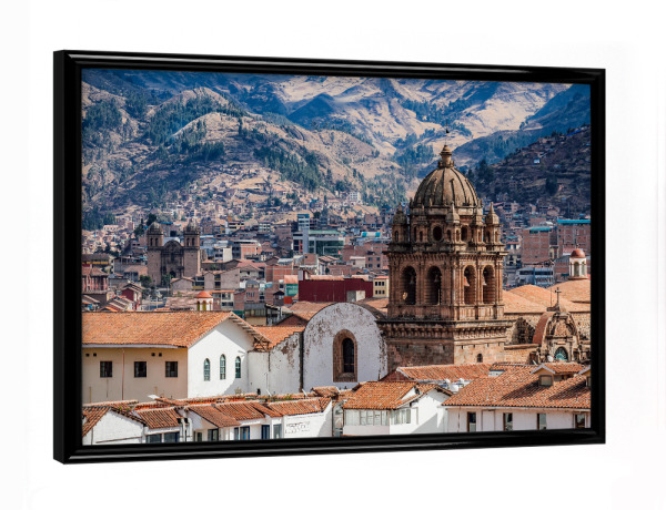 Poster mit schwarzem Rahmen "Cusco - Peru" artboxONE - Reise,Architektur,Reise / Länder