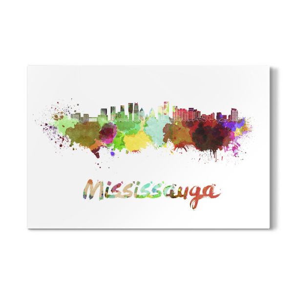 Galerie-Print "MISSISSAUGA skyline in watercolor" 30x20 cm artboxONE