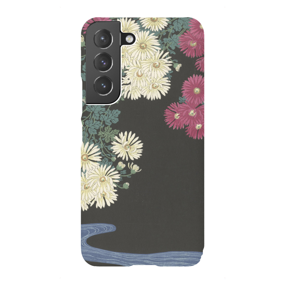 Samsung Galaxy "Chrysanthemen und Wasserlauf" Premium-Case Handyhülle artboxONE