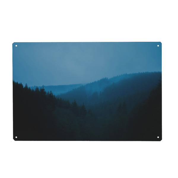 Holzbild "Der Nebelwald" artboxONE - Natur