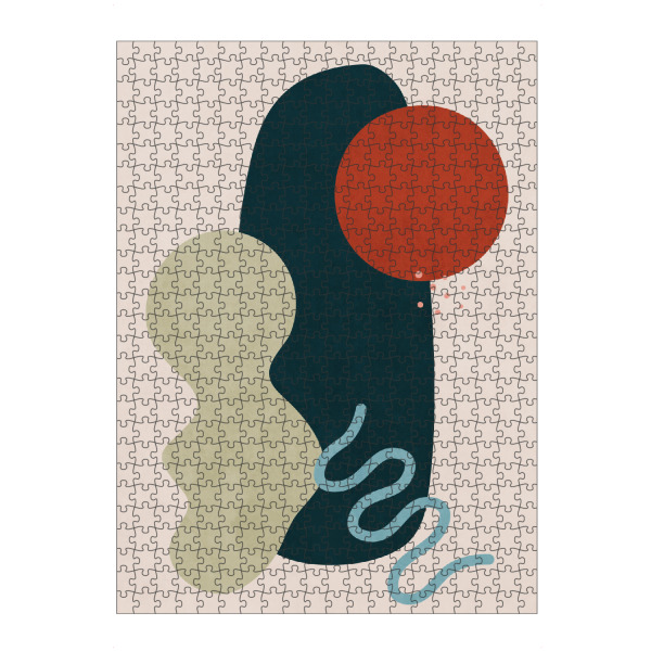 artboxONE Puzzle "Mountain and River Landscape" artboxONE - Natur,Abstrakt