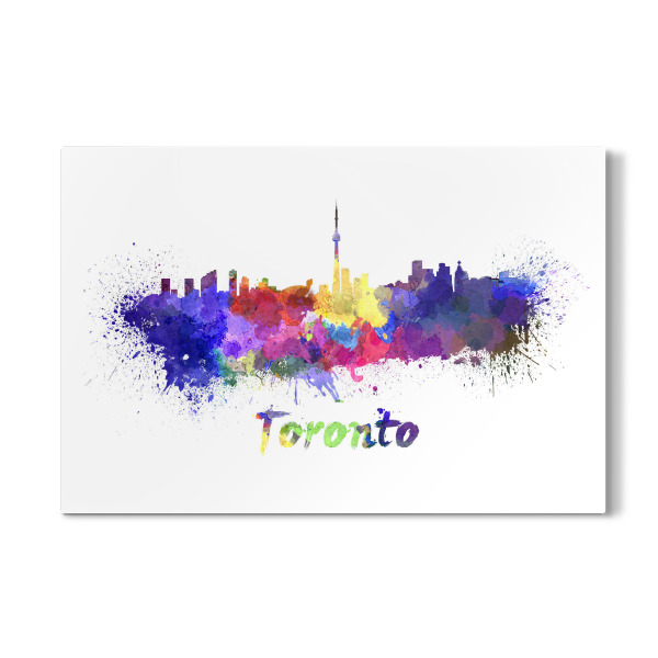 Galerie-Print "TORONTO skyline in watercolor-x" 30x20 cm artboxONE