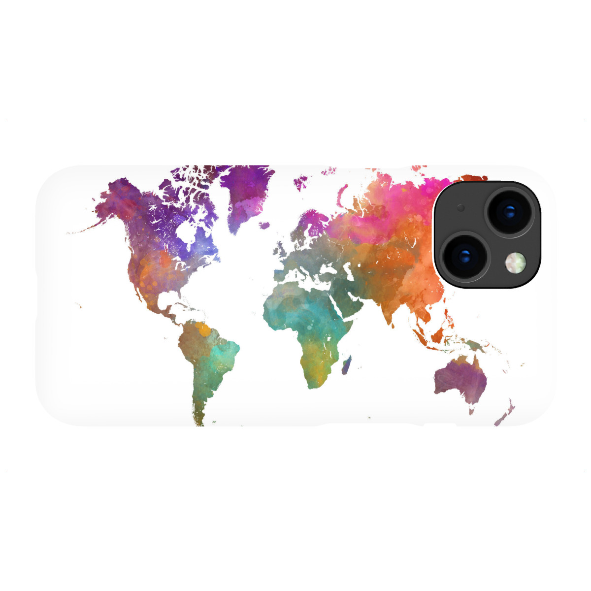 iPhone "Watercolor world map-ag" Premium-Case Handyhülle artboxONE