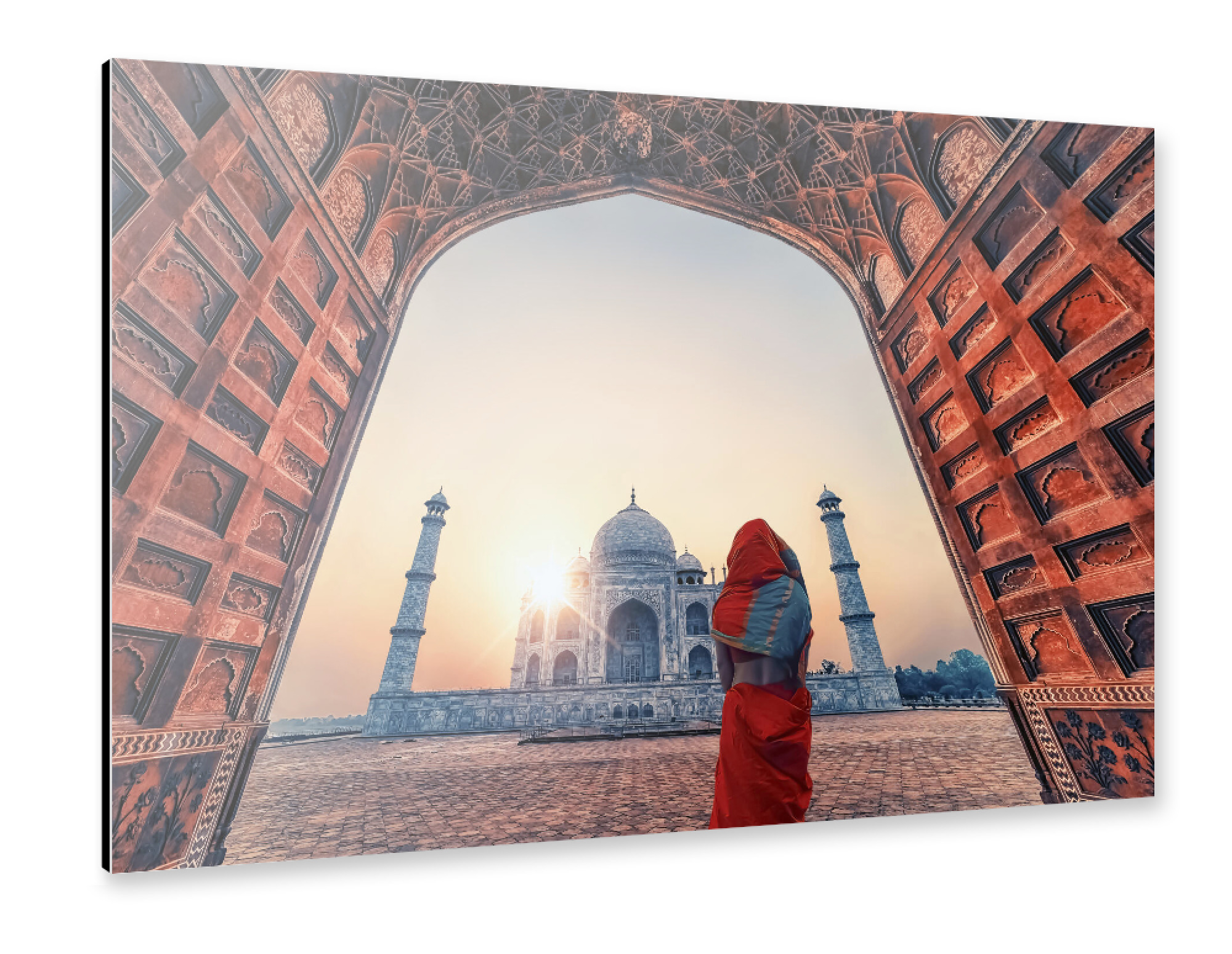 Alu-Dibond "Indian Morning" 75x50 cm artboxONE