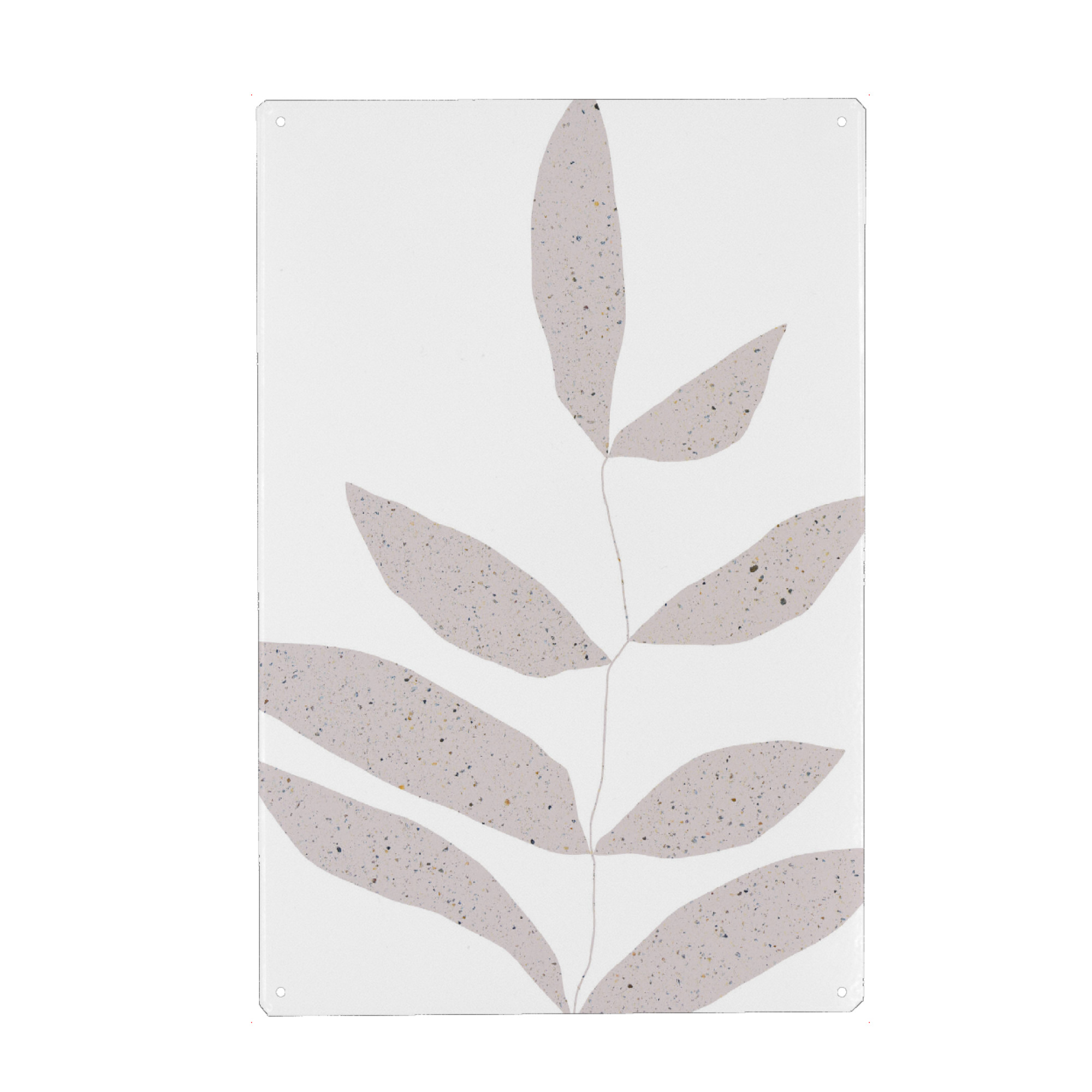 Holzbild "Delicate Leaves" artboxONE - Floral,Abstrakt - Botanic,Blume,Textur,Floral,Botanisch,Botanical,Pflanze,Abstract,Abstrakt