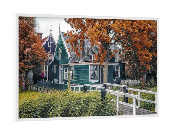 Poster mit weißem Rahmen "Dutch House" artboxONE - Natur,Reise,Architektur,Reise / Länder