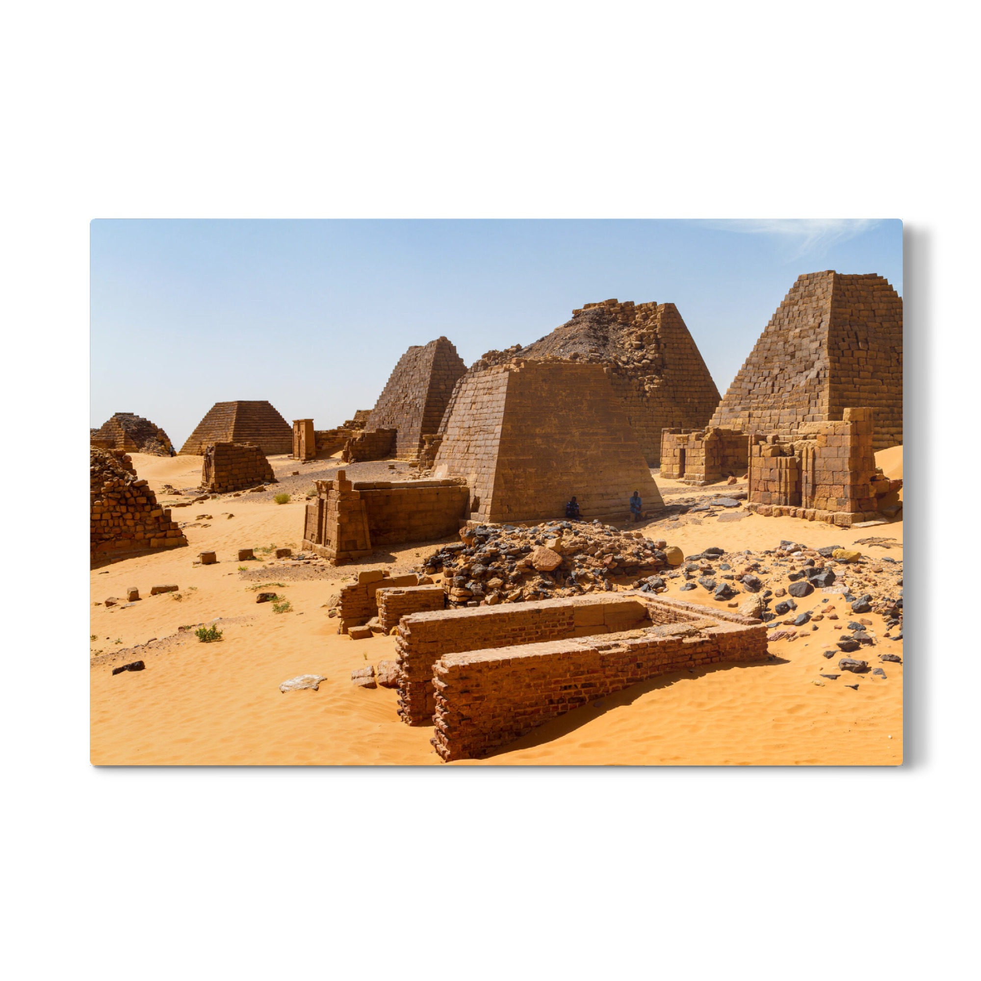 Galerie-Print "Pyramiden im Sudan" 30x20 cm artboxONE