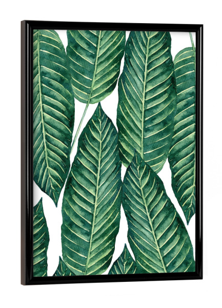 Poster mit schwarzem Rahmen "Hello Freshness" artboxONE - Natur