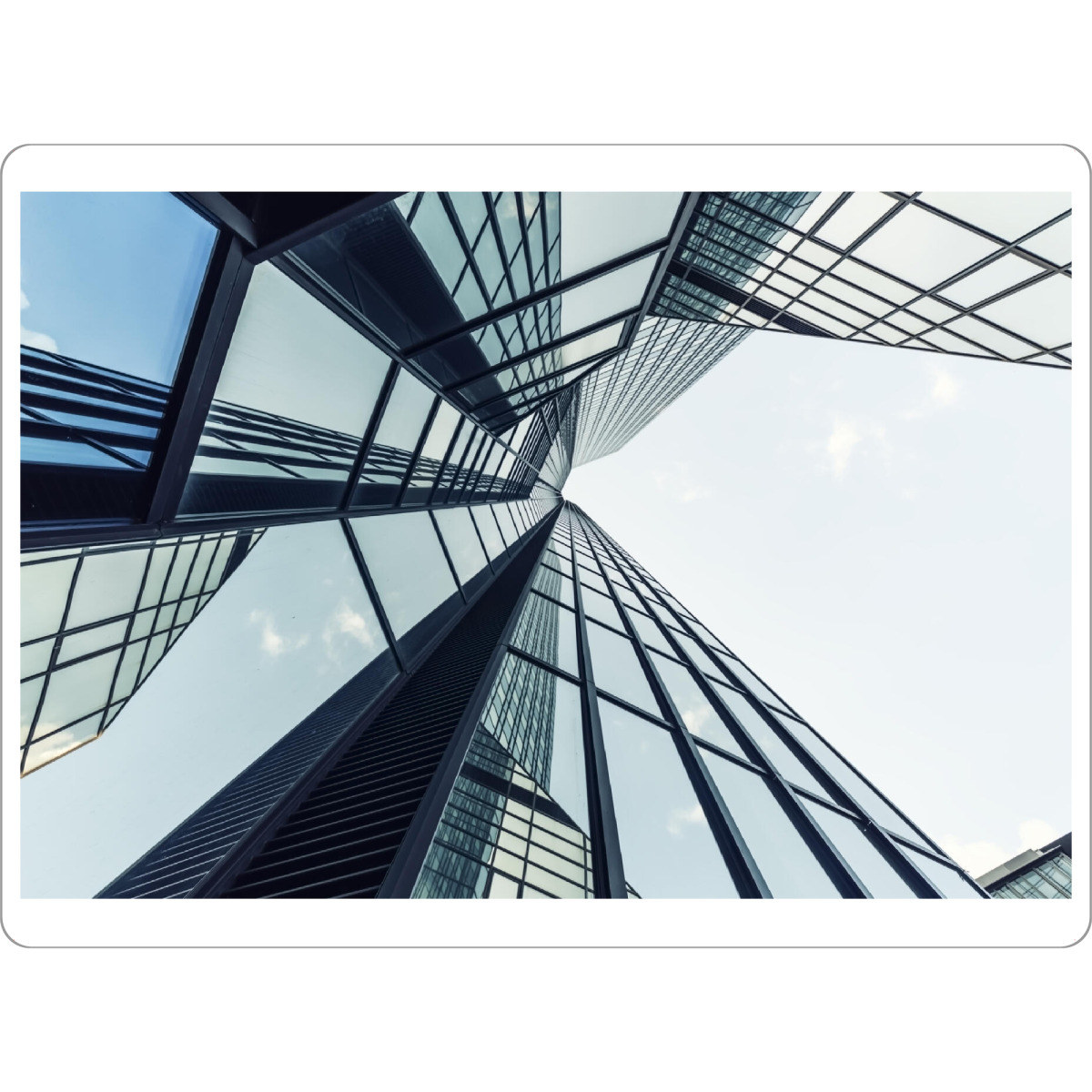 Tischset "Fifty Shades Of Blue" artboxONE - Städte,Reise,Architektur,Städte / Frankfurt,Reise / Länder