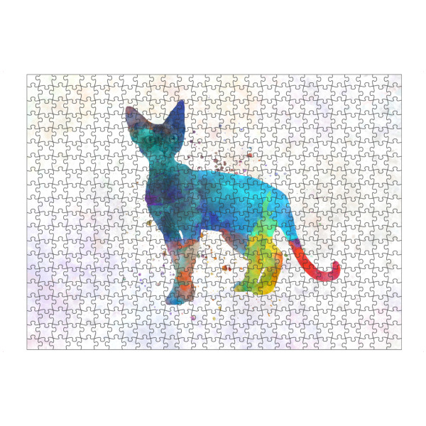 artboxONE Puzzle "Devon rex in watercolor" artboxONE - Tiere,Abstrakt