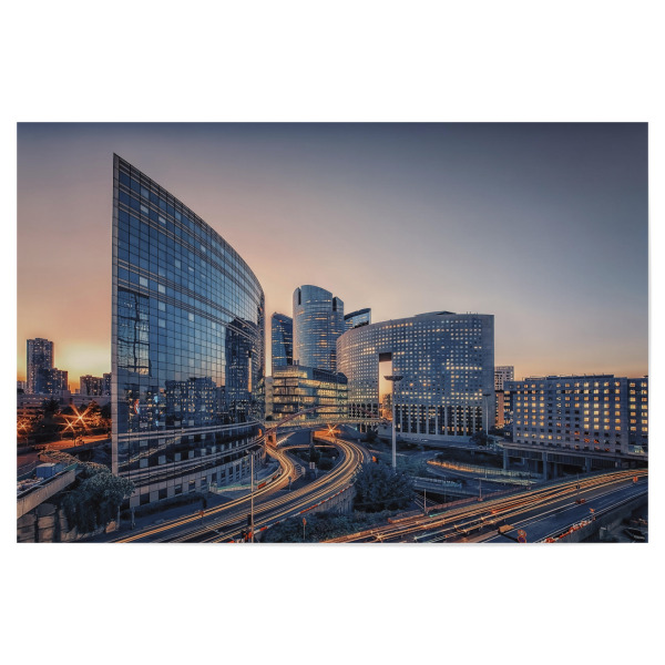 Poster 30x20 cm "La Defense District" artboxONE - Städte,Reise,Architektur,Städte / Paris,Reise / Länder