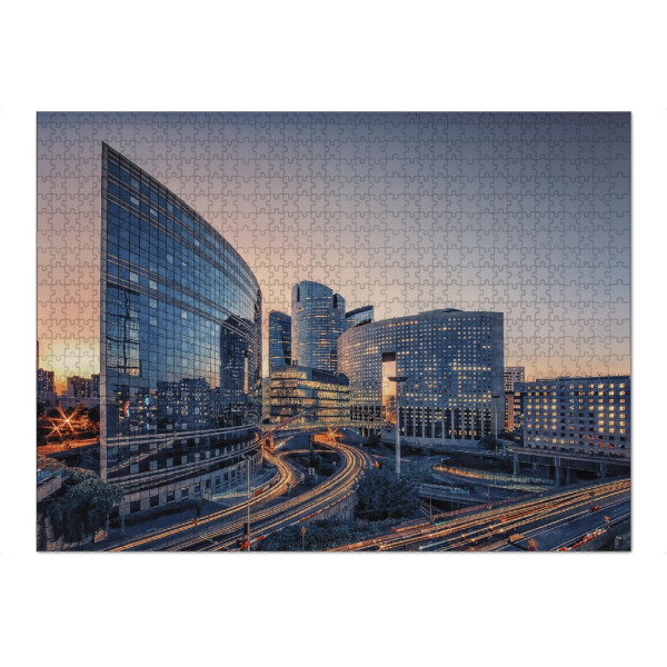 Puzzle Ravensburger "La Defense District" artboxONE - Städte,Reise,Architektur,Städte / Paris,Reise / Länder