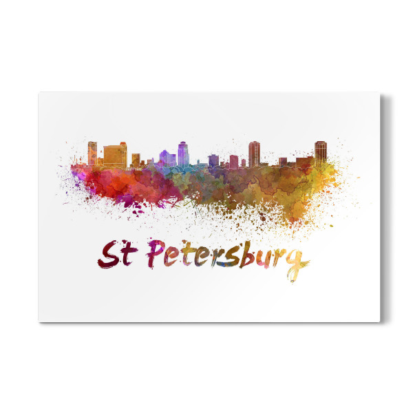 Galerie-Print "ST PETERSBURG FL skyline-x" 30x20 cm artboxONE
