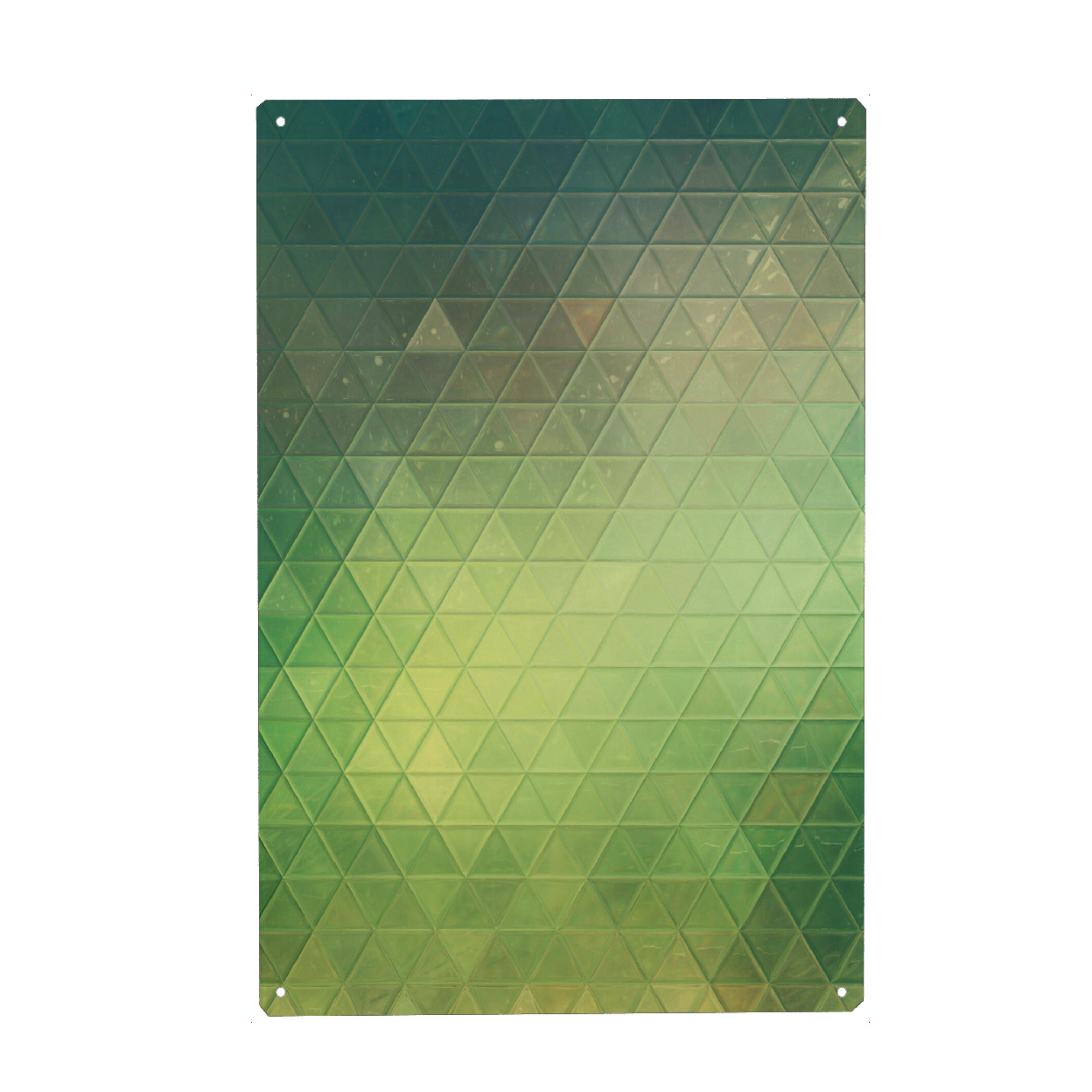 Metall Poster "Mosaic green" artboxONE - Abstrakt,Geometrie