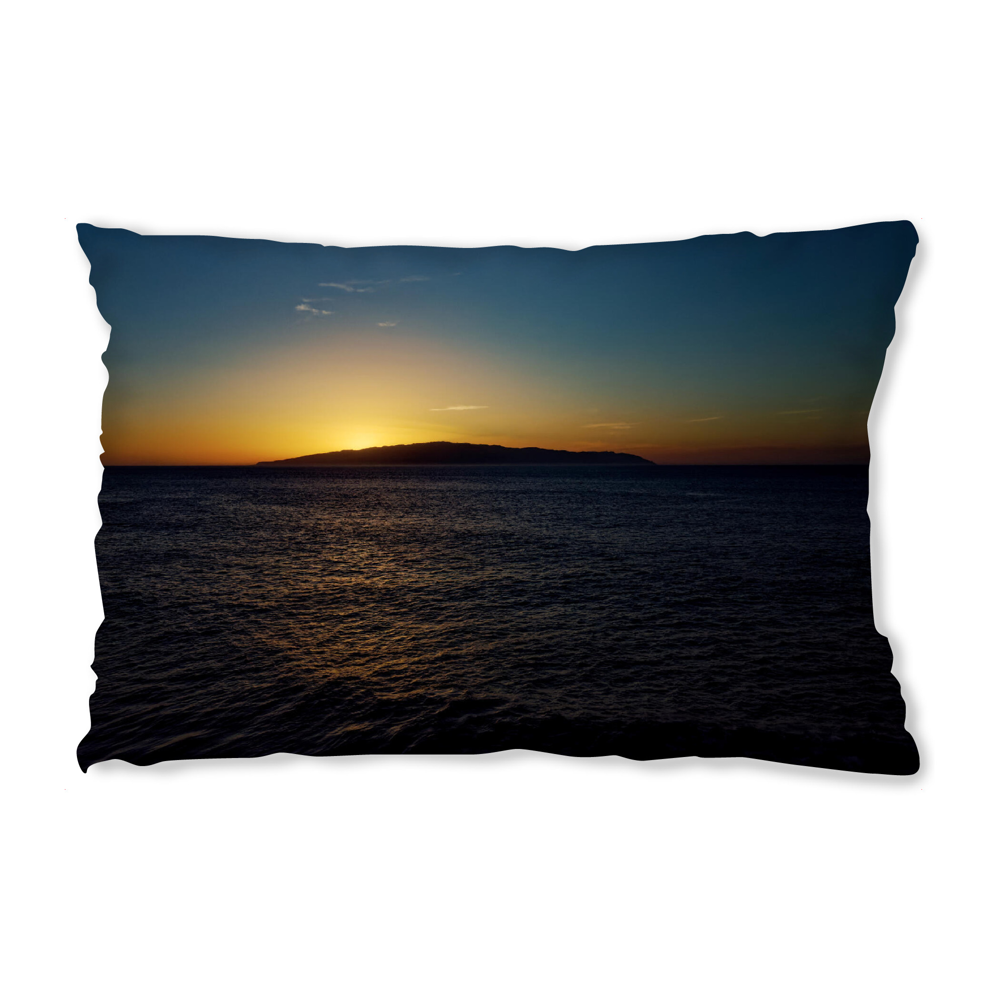 Design-Kissen "Teneriffa - Sonnendown La Gomera" artboxONE - Städte,Natur,Reise,Reise / Strand und Meer,Reise / Länder