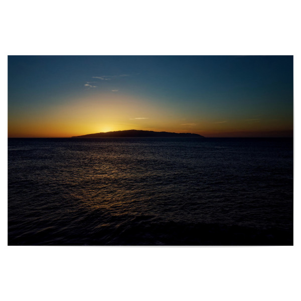 Poster 30x20 cm "Teneriffa - Sonnendown La Gomera" artboxONE - Städte,Natur,Reise,Reise / Strand und Meer,Reise / Länder