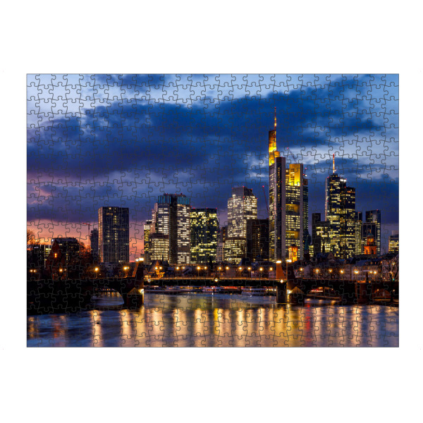 artboxONE Puzzle "Sonnenuntergang Frankfurt" artboxONE - Architektur,Städte / Frankfurt