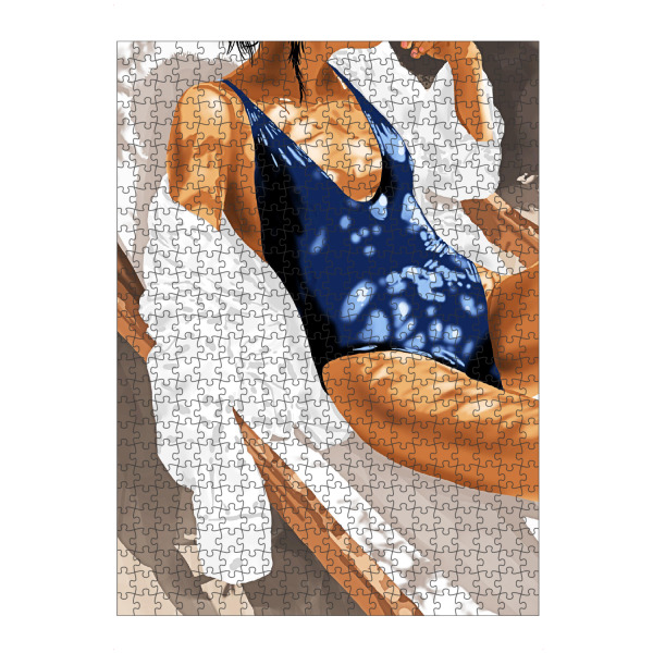 artboxONE Puzzle "Girls Just Wanna Have Sun Painting" artboxONE - Menschen,Fashion