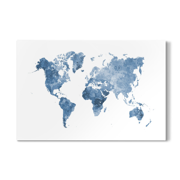 Galerie-Print "Watercolor world map-g" 30x20 cm artboxONE