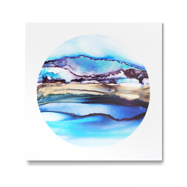 Galerie-Print "Küstenlandstrich" 30x30 cm artboxONE